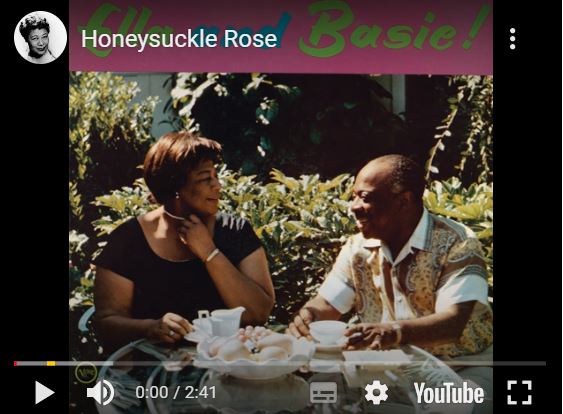 Honeysuckle Rose ella and count basie