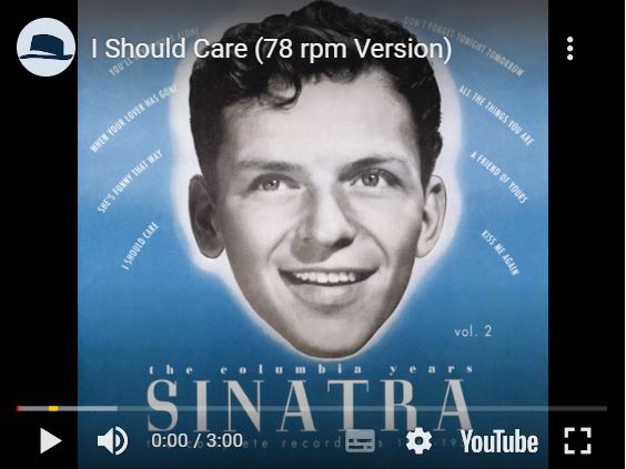 I should care Frank Sinatra