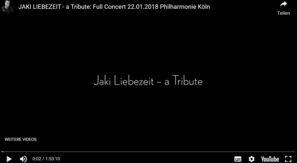Jazz Albums August 2022 Jaki Liebezeit a Tribute