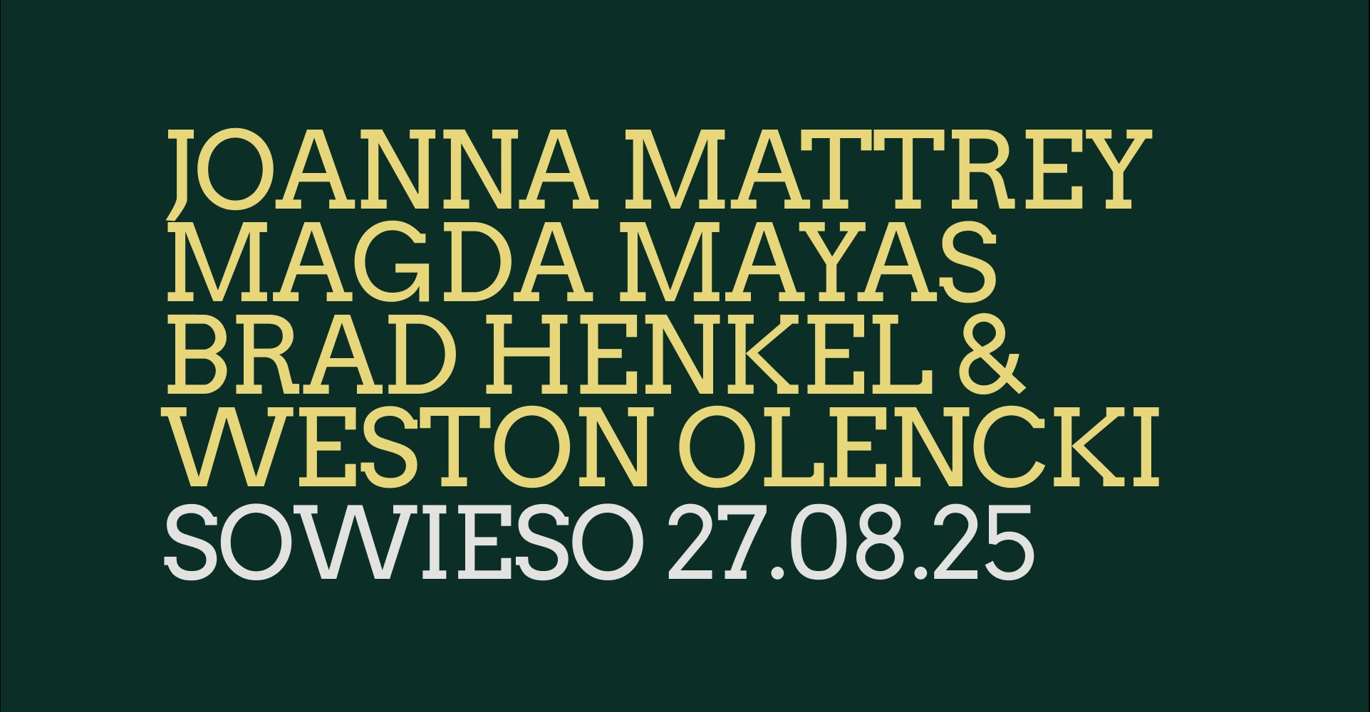 Mattrey, Mayas, Henkel, Olencki