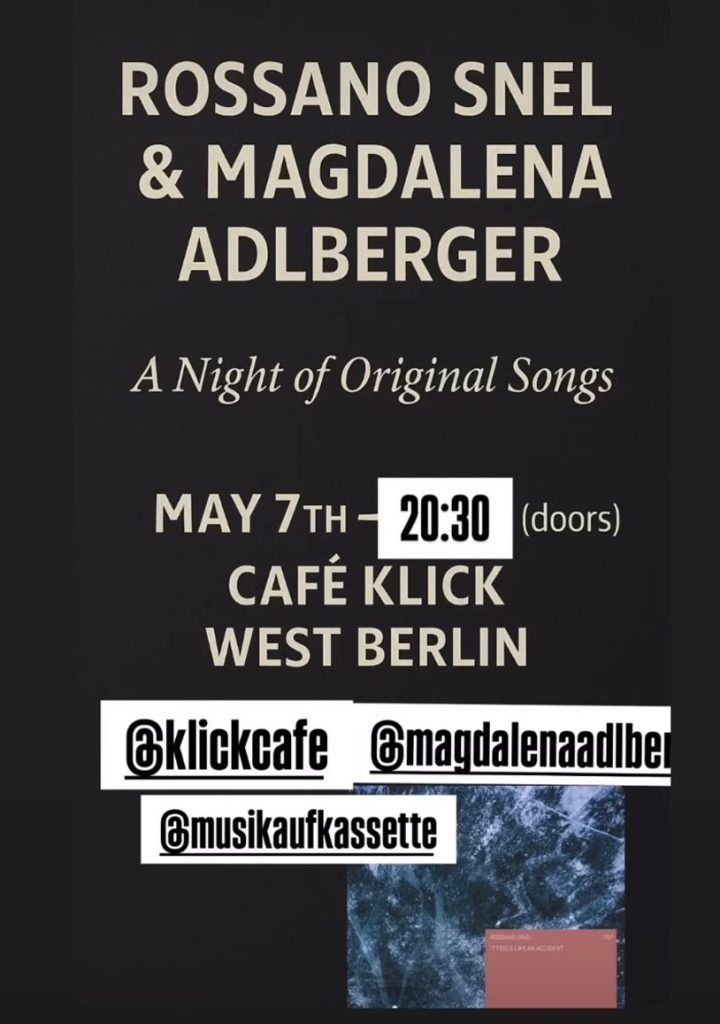 Rossano Snel & Magdalena Adlberger @Cafe Klick